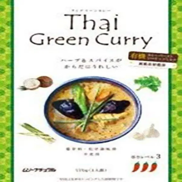 むそう タイ・グリーンカレー 170g 몽상 타이 그린 카레 170g, 1