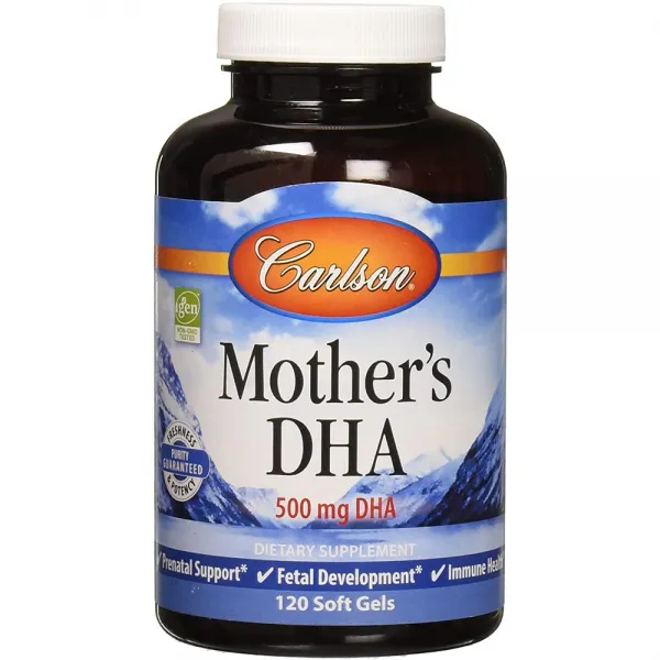 칼슨 마더스 DHA 500mg 120소프트젤, 1개, 상세내용 참조