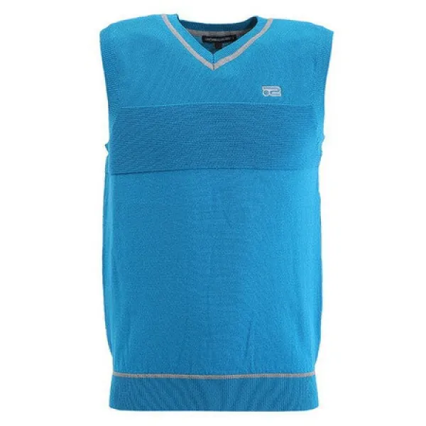 러 서 센（ROSASEN） 기능 니트 베스트 044-42271-095 （Mens） PROD112249353, 블루