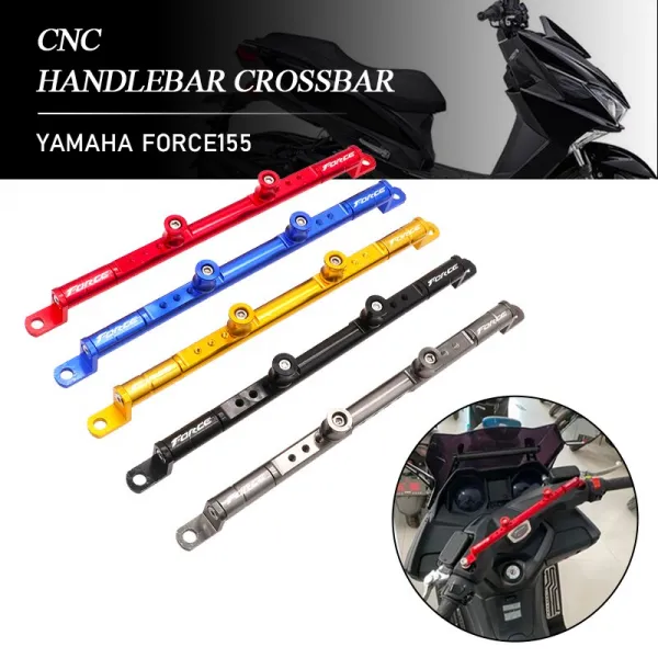 오토바이 크로스바 야마하 FORCE155 CNC 핸들 바 전화 홀더 바 GPS, 금