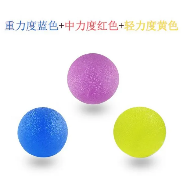 악력기 탄력 민첩 학생 작은사이즈 손으로들고 핸드볼 트레이닝 연습 건강회복 악력볼 손가락 볼노인 어른, T06-원형 세가지 파워 믹스 세트