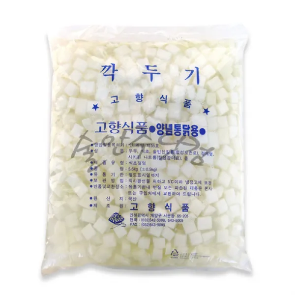 고향식품 치킨무 5.5kg, 치킨무, 5.5kg