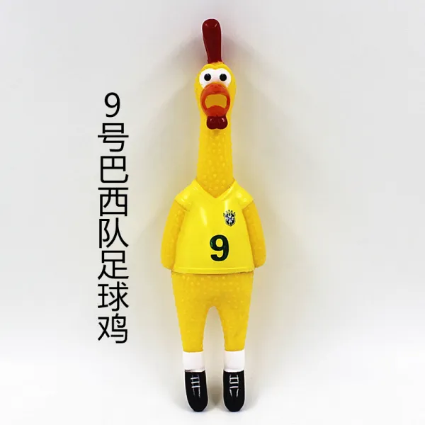 페치게임 독 영리함 비명 절망닭 고양이와개 쿠션 부를 수 있다 의 장난감 닭끝 부르다 괴물닭 강아지 3857067471, 9번 브라질 팀 축구 닭