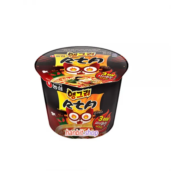 농심 앵그리 RtA 너구리큰사발 114g 1개 라면 컵라면 야식