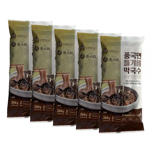 Cj 즐거운동행 풍국면 들기름 막국수 266g X5봉 없음