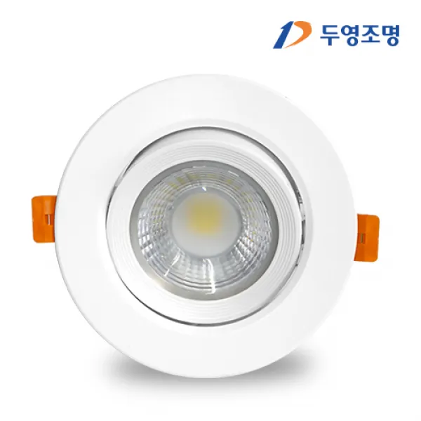 두영조명 두영 LED 다운라이트 3인치 7W 매입등 할로겐 일체형, 두영 3인치 LED 다운라이트 7W 주광색(흰빛)