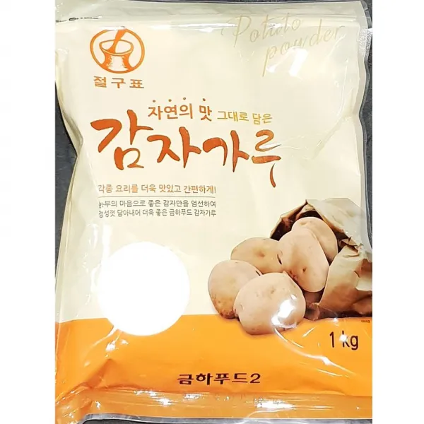 금하 감자전분 1Kg X15 | 감쟈가루 업소용감자전분, 1
