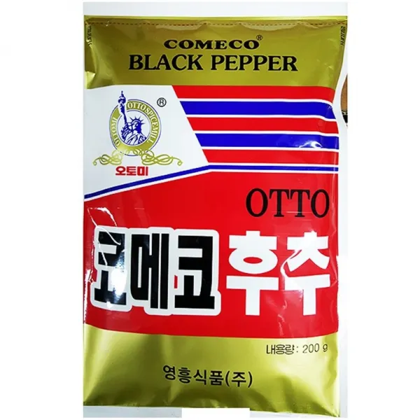 오토 흑후추가루 코메코 200g /흑후추/통백후추/후추가루/분말/가루분말 흑후추가루 코메코 200g 