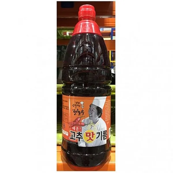 도매24 전철우 업소용 고추맛 향미유 기름 1.8L 1EA 고추씨기름, 1