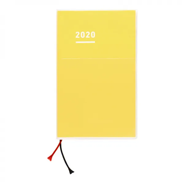 일본 의 명예 KOKUYO 자기 소개장 2020 DIARY 일정 계획 본 노트북 A5 노란색 215 mm * 135 1 권 의 WSG - NIJCD1 Y - 20 - C
