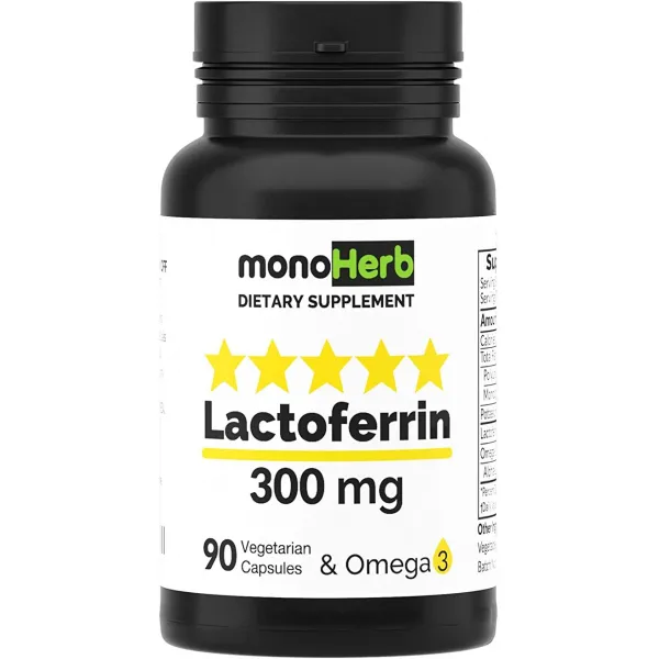 모노허브 MONOHERB Lactoferrin 300 mg 90 캡슐, 1개, 제품제목참조
