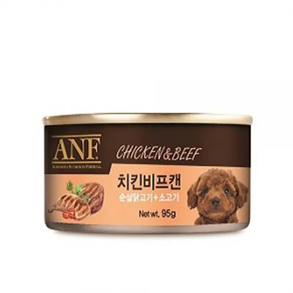 강아지수술후관리 보조사료 습식캔 2개 애견인 중형견