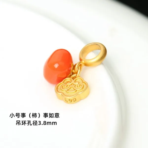 구리 감 물방울 매사 여의 사업 성과가 있다 뜻한 대로 이루시길 장신구 DIY 팔찌 부품