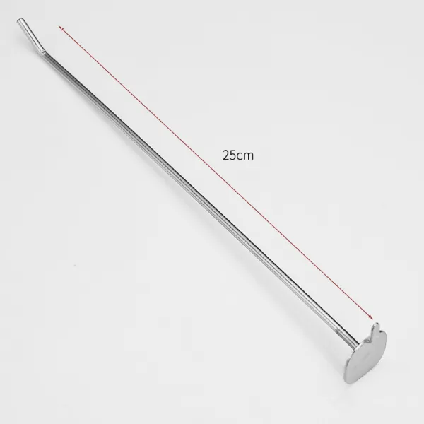 케빈공판 동굴판 갈고리 두꺼운 슈퍼마켓 갈고리 액세서리 가게 진열대 전시대 금속 갈고리 쇠갈고리, 1 건, 25cm 한 벌에 1000개.