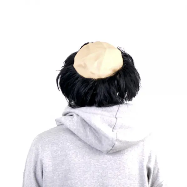 의상소품 코스튬 코믹 소갈머리가발 웃긴가발 패션아이템, 브라운
