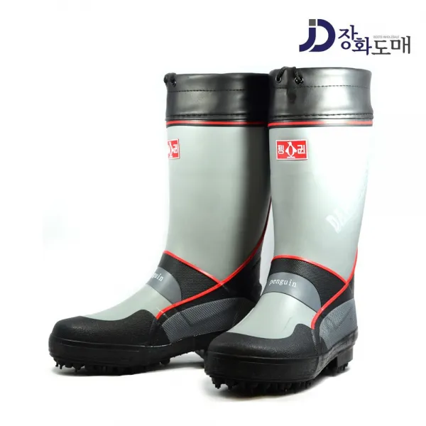 [스파이크 장화] 펭귄장화 가슴장화 허벅지장화 낚시 웨이더 바지 갯벌 갯바위 해루질 체스타 장화, 280