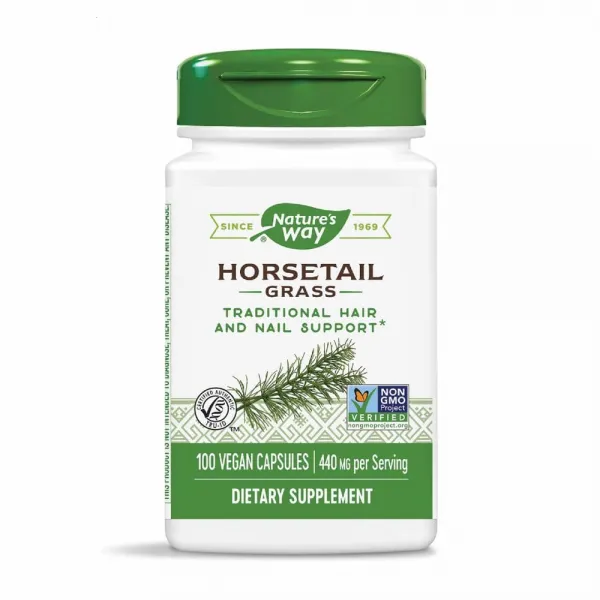 Nature's Way Premium Herbal Horsetail Grass 네이처스웨이 말꼬리 잔디 100캡슐