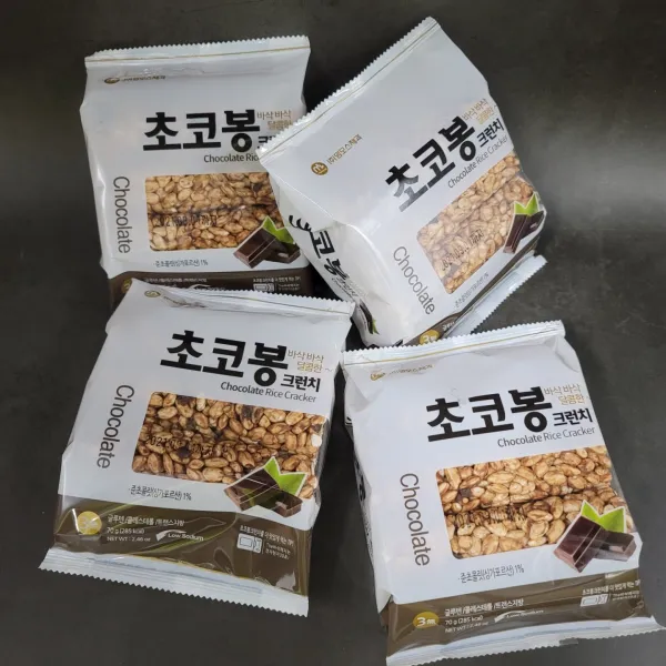  맘모스제과 쵸코봉크런치 70g 4개