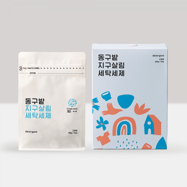 동구밭 세탁세제 고체 70정 속옷 드럼 통돌이