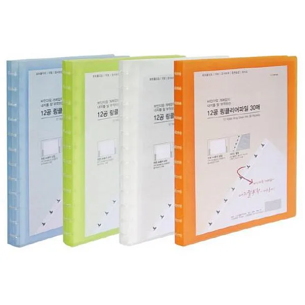 도리파이 테마화일 A4 하늘 드림산업 클리어파일 악보파일