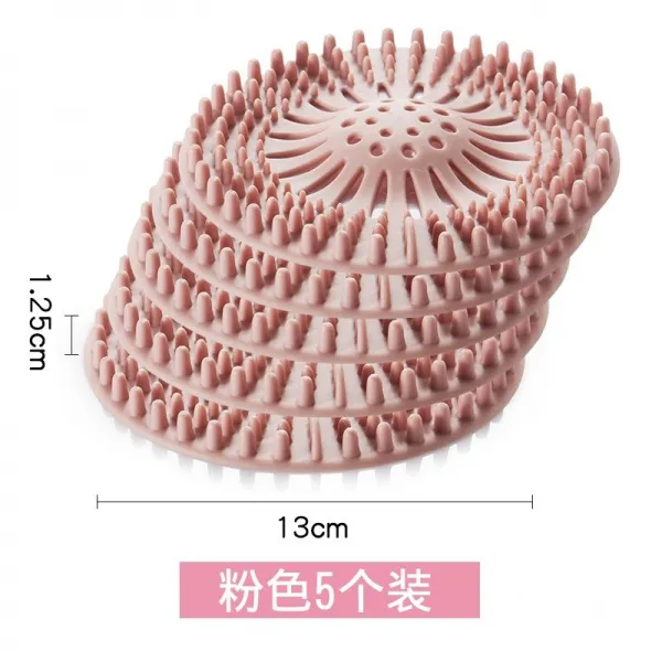 또오기나라 배수구 주방 키친 싱크대 쓰레기 식기세척대 저수지 제기함 농토 구멍 봉쇄함 신기, 핑크 5개입