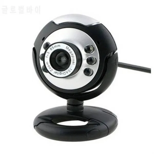 승진! USB PC 웹캠 웹 카메라 6 LED 나이트 비전 MSN ICQ AIM Skype Ne, 상세내용참조