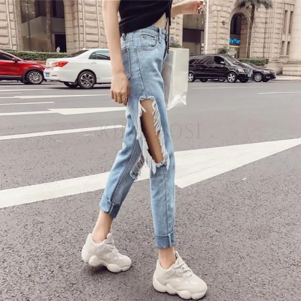 kirahosi 여성 여름 청바지 썸머 데님 팬츠 바지 패션 155 GS6+ 스마트 스트랩 증정 CIagbgh