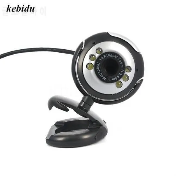 kebidu 새로운 USB 12M HD 카메라와 마이크 12 메가 픽셀 웹 캠 6 LED의 HD, 상세내용참조