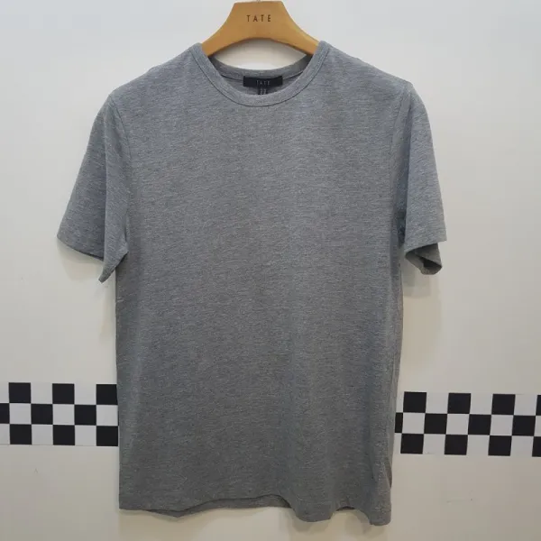 테이트 공용 면100 라운드티셔츠 Ka9fs Uks020