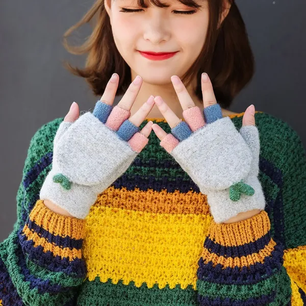 스텔라2 여성겨울장갑 털니트x04