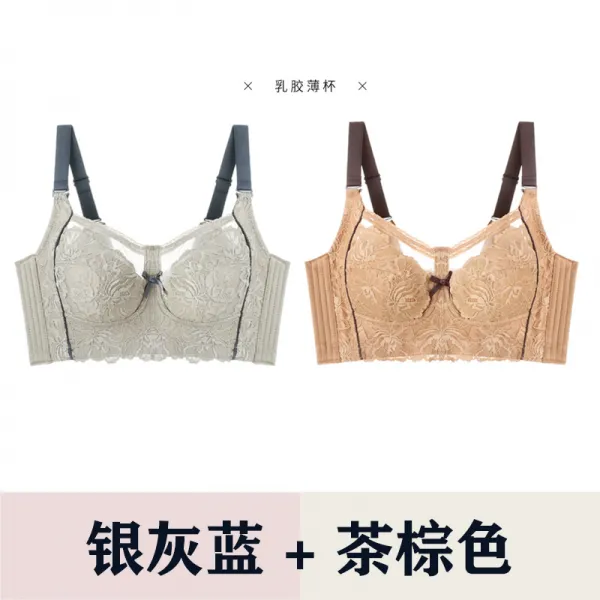 홍선유통 행복여우 여름 라텍스 얇은 대흉 보여 소축하다 흉부위 가슴 볼륨업 처짐방지 브라탑