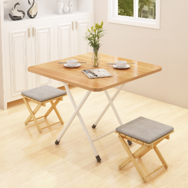 접이식테이블 플레이 접이식 작은 식탁 심플 홈스테이 하우스 간이 노점상 원탁 낮은 발 16 점차 변화하다.