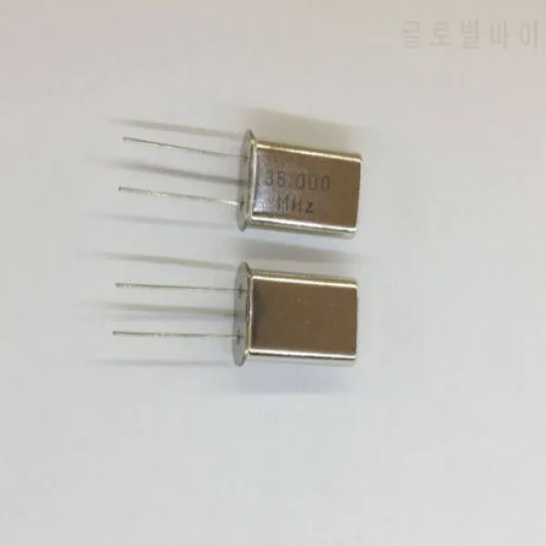 20pcs 확실한 선 수동적 인 석영 HC-49U 35.000MHz 35MHz 20pcs Authentic