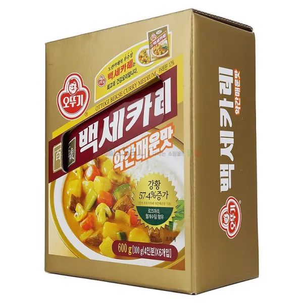 오뚜기 백세카레 약간매운맛 100g x 6팩