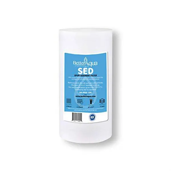 5 미크론 10 빅 블루 워터 방적 퇴적물 필터 교체 카트리지의 BetterAqua 1