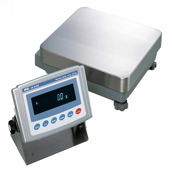 本体 AD 防塵・防水重量級天びん GP-61KS (分離型) ≪ひょう量:61kg 最小表示:0.1g 皿寸法:384(W)344(D)mm 検定無≫ 본체 A D 방진 · 방수 중량급 저, 1