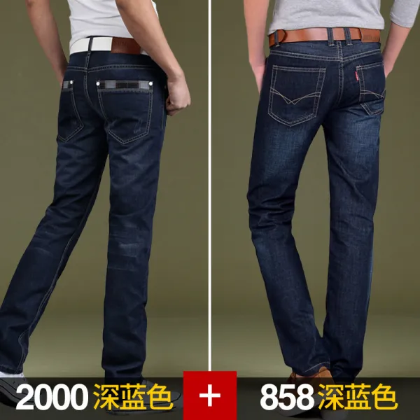 청바지 긴바지 겨울 남자 스트레이트핏 슬림 청년 가을 41928431