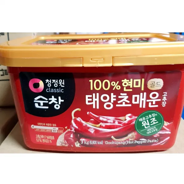ＧО질라몰매운고추장(사각 대상 3K)X4 식당용고추장 장류 고추장 고추양념장 대용량고추장＊ＧО질라몰＊, 감사young♡, 감사young♡