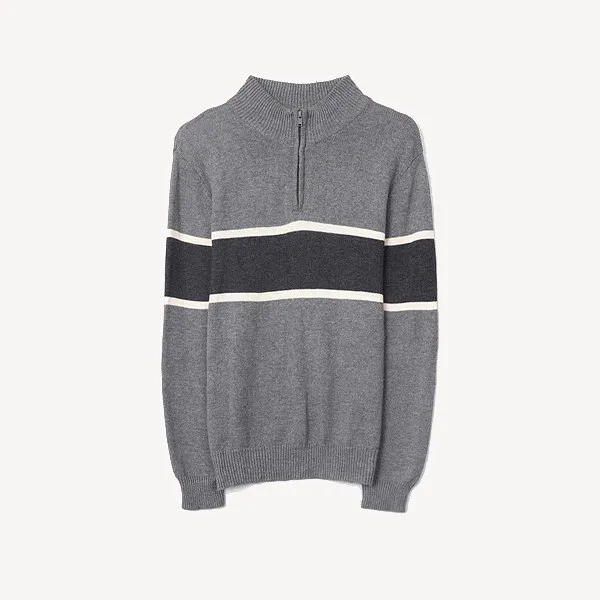 Gap 갭 하프집업 배색 나이론믹스 니트탑 Man_s