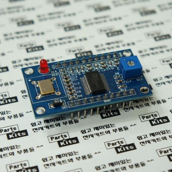 [파츠키츠] DDS_AD9850 신호발생기 0-40MHz 시그널제너레이터 사인 사각파 신호생성기, DDS_AD9850/신호발생기