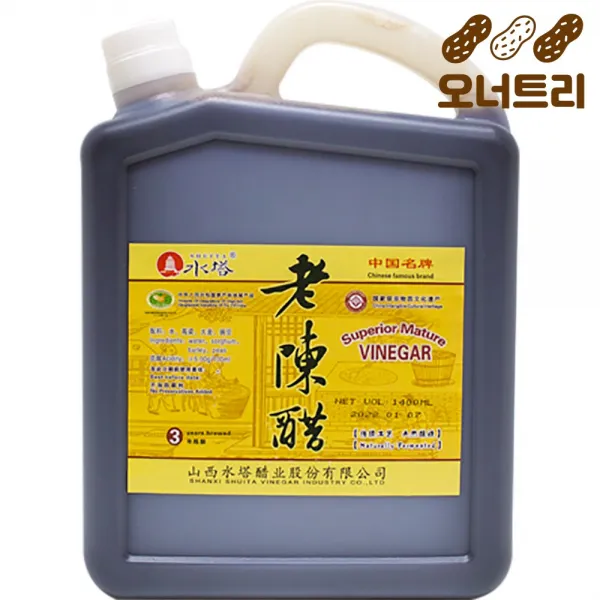 오너트리 수탑 라오천추 1.4L 노천추 곡물 보리식초 콩식초 대용량 식당용, 1개