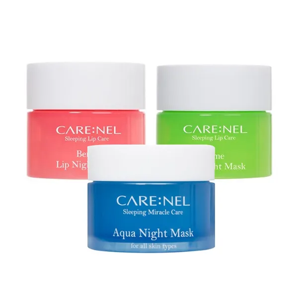 까레넬 나이트마스크15ml+립마스크라임5g+베리5g 3종, 단품, 단품