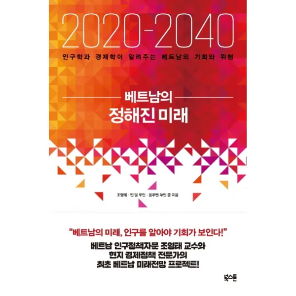베트남의 정해진 미래(2020-2040):인구학과 경제학이 알려주는 베트남의 기회와 위험, 북스톤