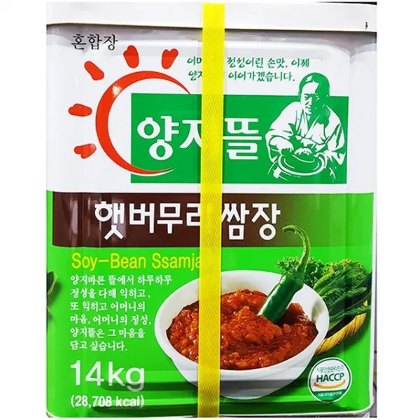 업소용 식당 식자재 재료 세우 쌈장 양지뜰 14kg 물엿 막장 설탕 상추 장류 청국장 eqpw, 1개