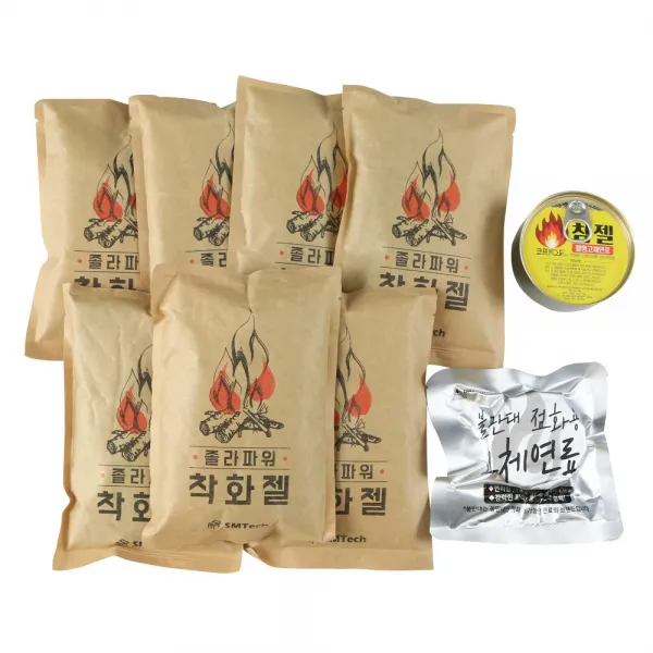  코프304 708 캠핑연료세트 착화젤 착화제 고체연료 점화제