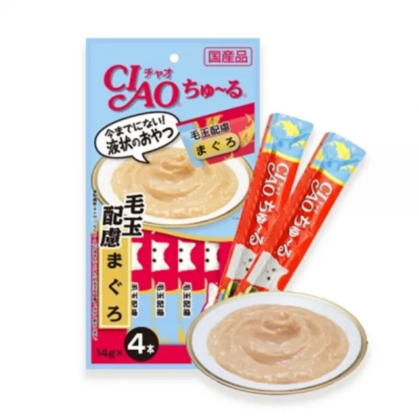 헤어볼관리 참치 간편한간식 츄르 3개 먹고먹고또먹고