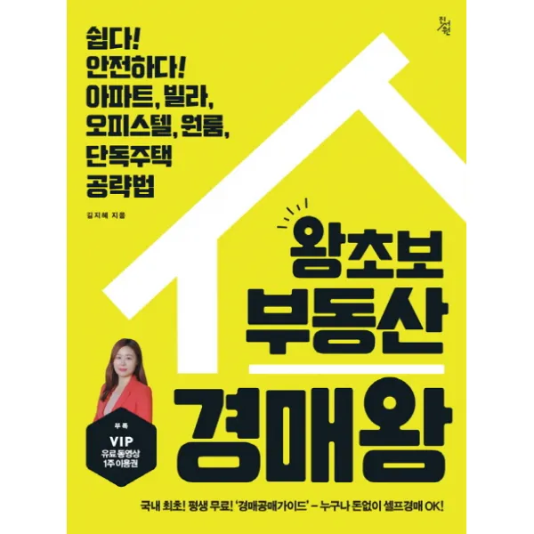 왕초보 부동산 경매왕:쉽다! 안전하다! 아파트 빌라 오피스텔 원룸 단독주택 공략법, 진서원