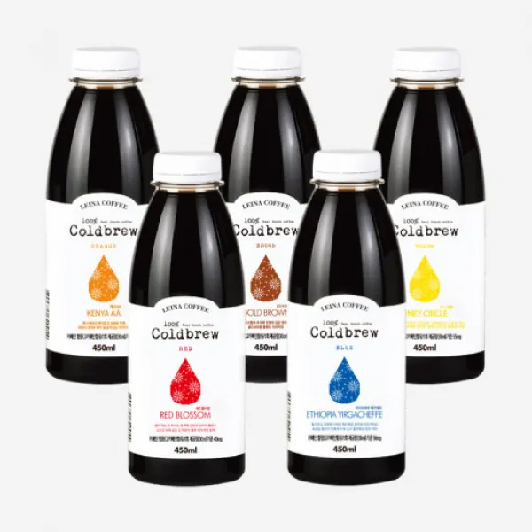 레이나커피 콜드브루 더치커피 원액 5종 450ml 1000ml 여직원선물 집들이 선물용 답례품 콜드브루, {