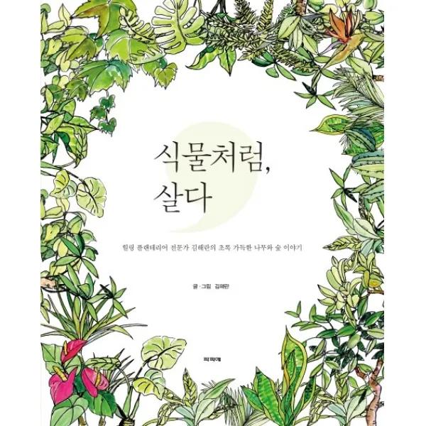 식물처럼, 살다:힐링 플랜테리어 전문가 김해란의 초록 가득한 나무와 숲 이야기, 파피에