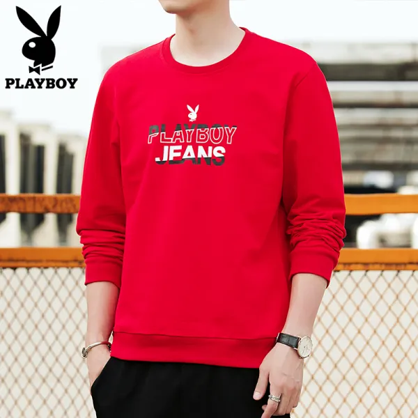 PLAYBOY 남자 캠퍼스룩 간절기 맨투맨 44368659